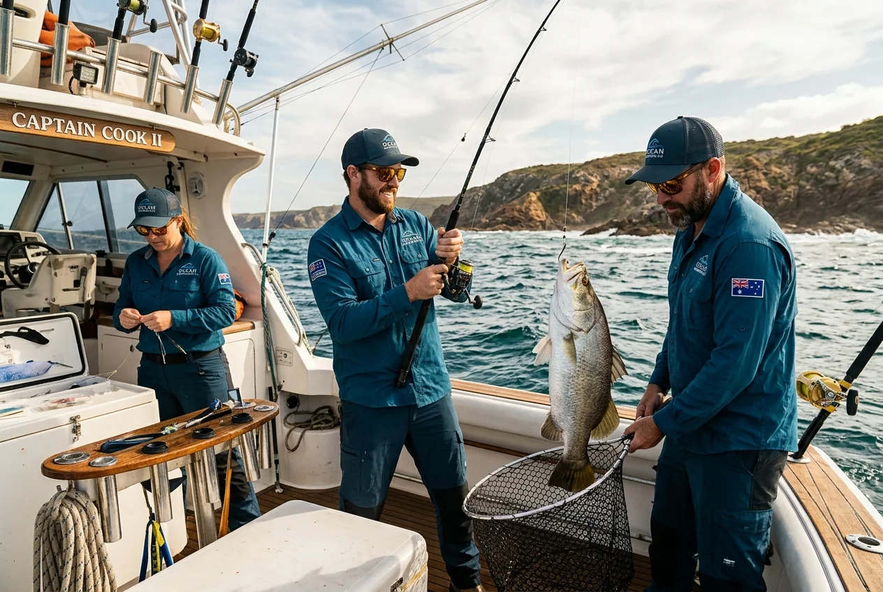Charter and boat fleet fishing shirts