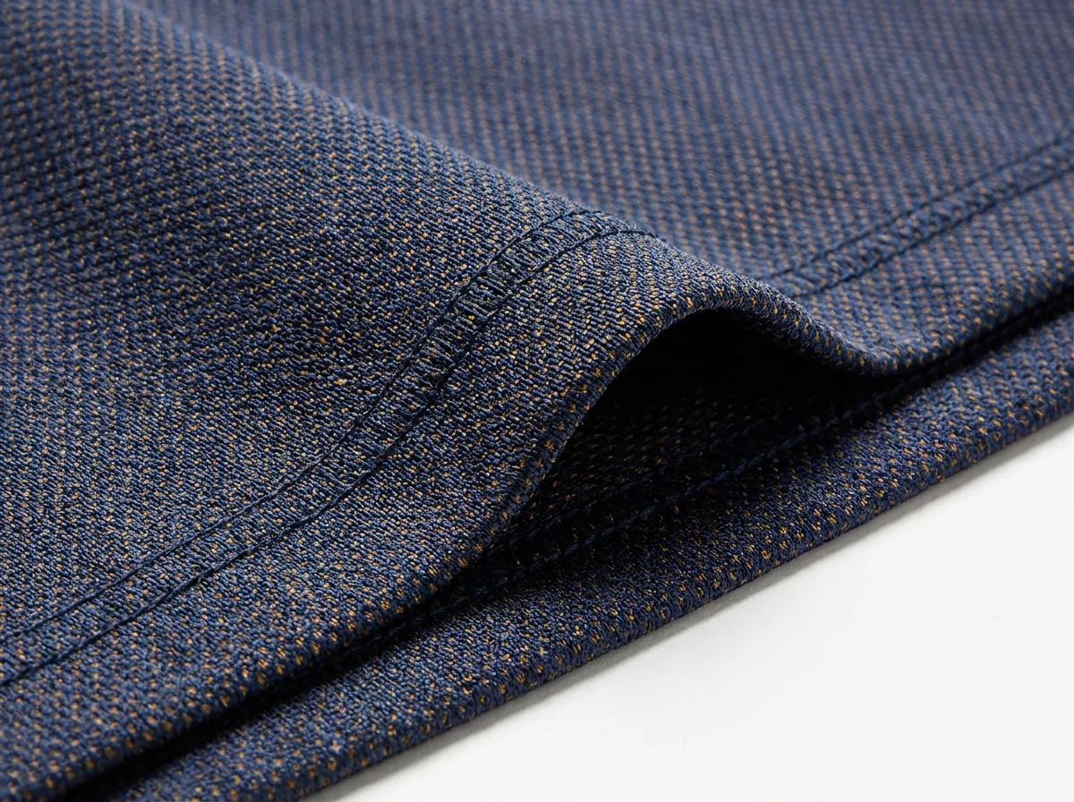 Heather UPF work fabric in about six heather colors